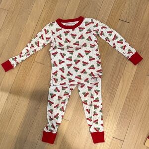 Magnolia Red and Green Kids Pajama Set